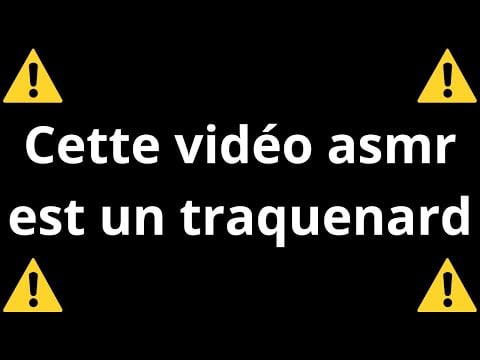 ASMR: Es-tu sûr de vouloir regarder cette vidéo ?