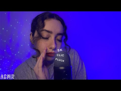 🌙 ASMR FRANÇAIS : MOTS DÉCLENCHEURS TRÉS INTENSES ET VISUEL 💤 (sk,clic,pluck...)