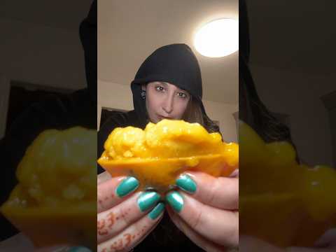 Mango Madness #mukbang #asmr #eating #mango #fruit #iceeatingamsr #fyp #shorts