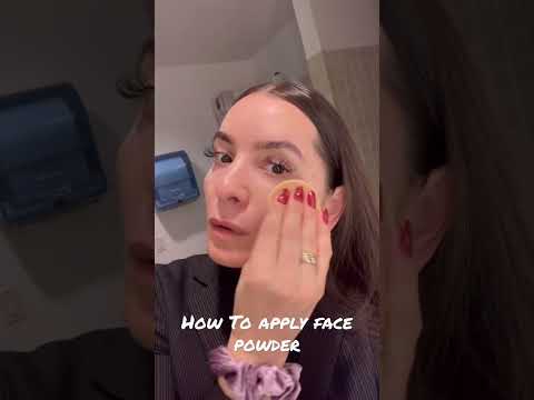 How To Apply Face Powder