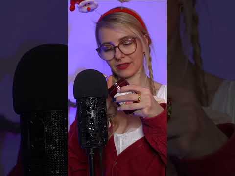 ASMR Teaching You German ~Christmas~ Vocabulary (with fitting Triggers) 🎄 Pt. 1 #asmr #shorts