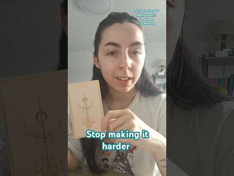 You need to stop standing in your own way 🧍🏻 #shadowwork #tarot #tarotreading #tarotreader