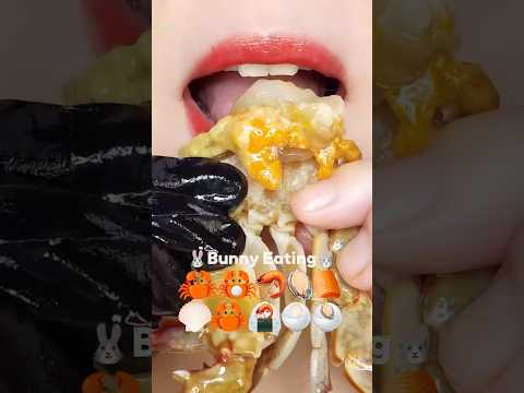 Marinated Seafood Platter🦀🦐🦪 Marinated Crabs & Shrimp MUKBANG 간장 해물장 먹방 (sped up)