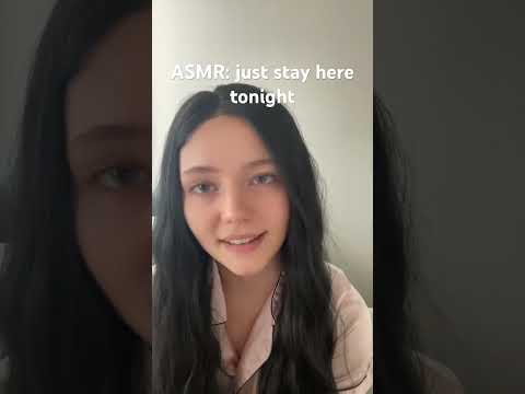 just stay here tonight 🤍#asmr #girlfriendasmr #whisper #sleepaid #relaxation