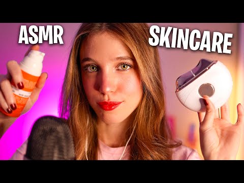 ASMR TE HAGO TU SKINCARE 🧖🏼‍♀️ Cremitas y masaje facial para dormir profundo (ROLEPLAY EN ESPAÑOL)