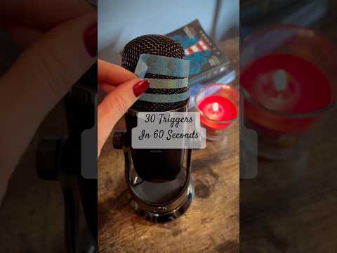 A new 30 triggers in 60 seconds video using some of my favourites #asmr #asmrnotalking