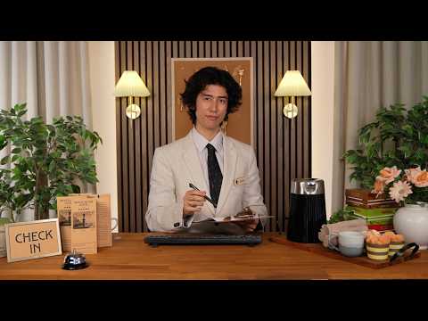 ASMR | Luxury Hotel Check In Roleplay 🏨 (personal attention, whispering)