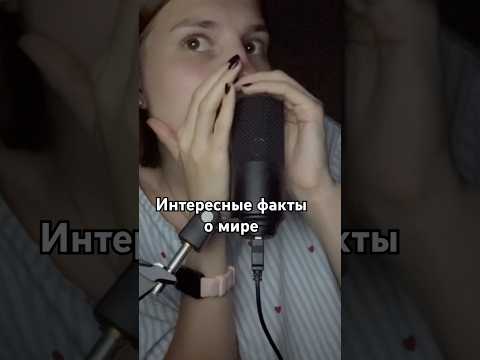 ASMR интересные факты о мире #asmr #звукирта #близкийшёпот #интересныефакты