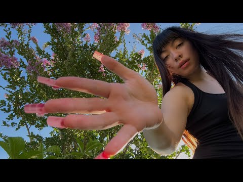 Visual ASMR | Hand Movements & Tracing (Ear to Ear Whispers)