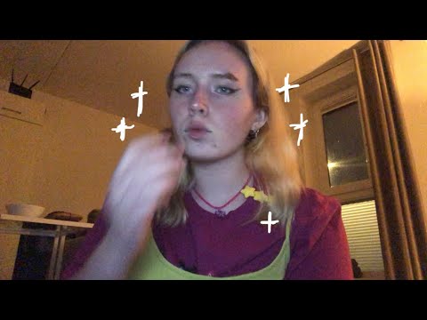 lofi asmr! [subtitled] negative energy cleaning! kiss sound!