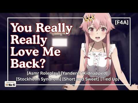 Giving In To Stockholm Syndrome And Your Yandere Girlfriend Couldn't Be Happier [ASMR Roleplay]