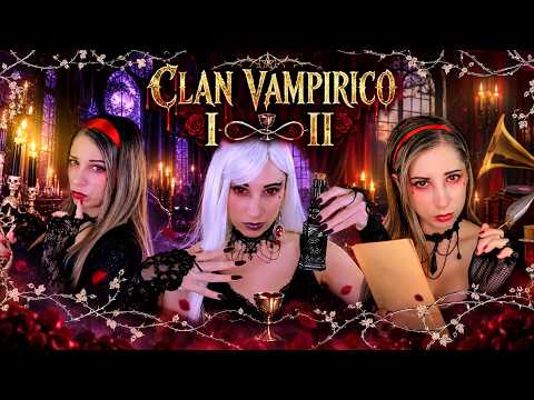 ASMR CLAN VAMPÍRICO I + II | Una Noche entre Vampiros, Secretos y Oscuridad 🌙  | Roleplay en español