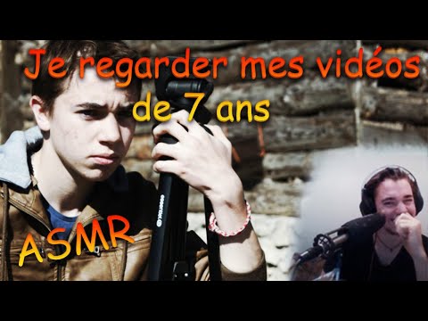 ASMR français : je regarde mes anciennes vidéos asmr il y 7ans !