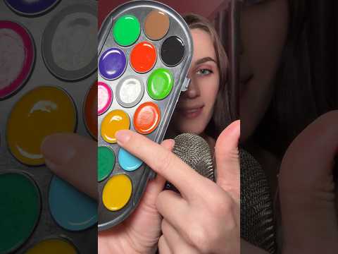 ASMR paints 🎨 #relax #asmr #relaxingasmr #tinglesasmr #asmrforsleep #shorts
