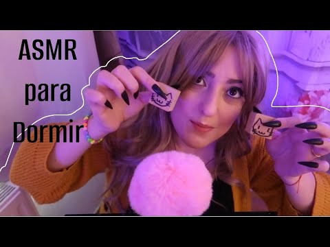 ASMR Cosquilloso cerca del micro para DORMIR (cubitos,luz,susurros)