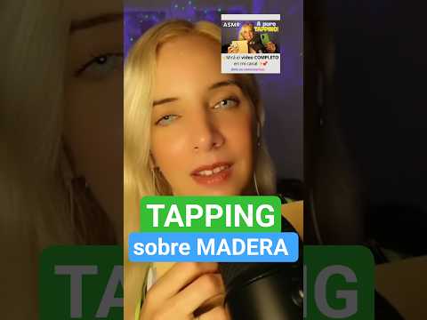 ASMR TAPPING SOBRE MADERA MUY SATISFACTORIO 😴 #asmr #asmrespañol