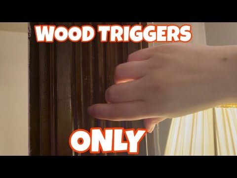 ASMR | LOFI WOOD TRIGGERS ONLY (and camera tapping) | No Talking