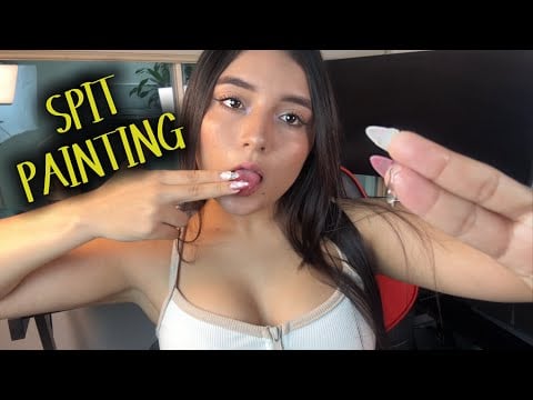 Asmr Spit P4INTING El mejor del AÑO♡