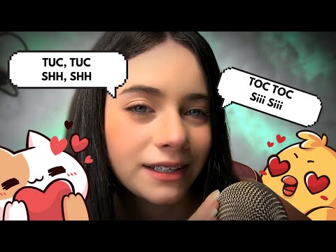 ASMR: SONS DE BOCA - TUC TUC SHH SHH | YasASMR