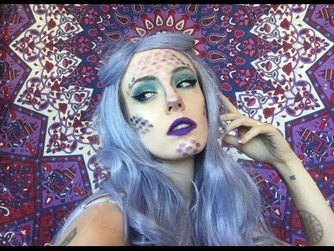 ASMR Mermaid Makeup Tutorial PT 1/3