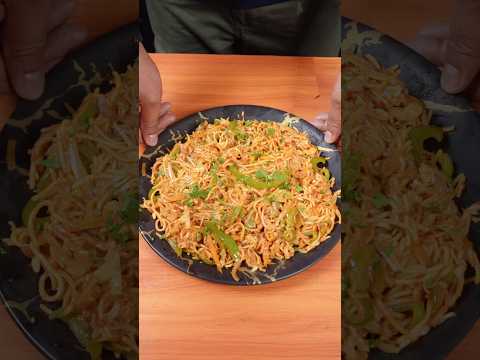 🍜 ASMR Hakka Noodles 🔥 | Street Style Wok Toss Sounds 🤤#shorts #short
