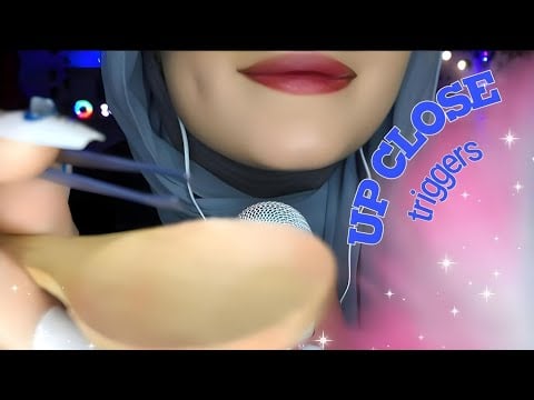Up-Close ASMR | Eating & Touching Your Face (Mouth Sounds, Tapping) Personal Attention Tingles