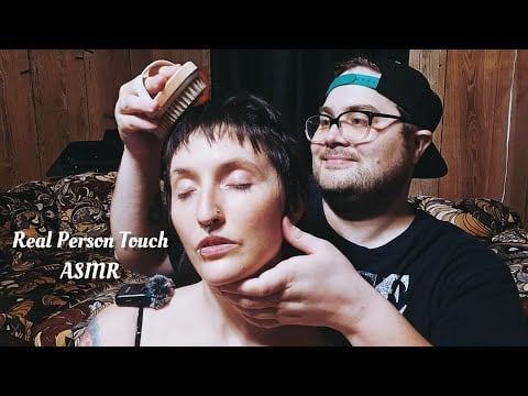 ASMR | REAL PERSON TOUCH | Getting my hair played with by @TheGentleBroASMR 
