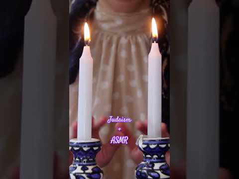 shabbat candles #asmr #shabbat #jewish #judaism #relaxing