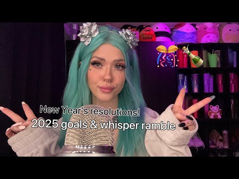 ASMR | Whispering My 2025 Glow-Up Goals ✨ | New Year’s Resolutions!