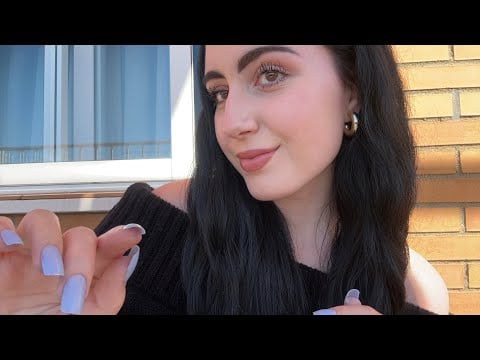 OUTSIDE ASMR ~ Hand Movements, Mic Scratch, Nail Tapping… (super visual) #asmr 