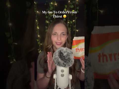 ASMR - Showing/Trying My Go-To Thirst Order 🥤