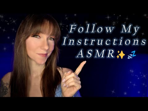ASMR Follow My Instructions for Sleep 😴✨ Glass Taps, Eye Tracking & Orb Breathing