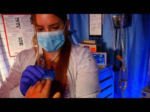 ASMR Hospital Overnight in Intensive Care Nurse Exam | Medical Role Play