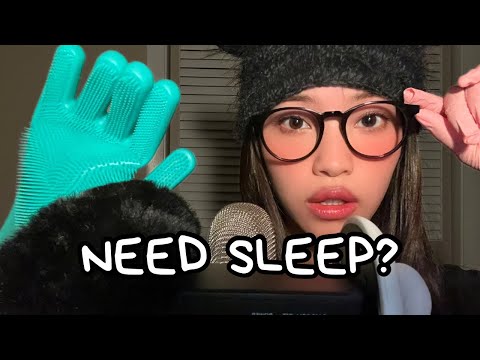 ASMR to Sleep Fast! 🌀 Relaxing Whispering Ear to Ear Massage & Tingly Triggers for Sleep