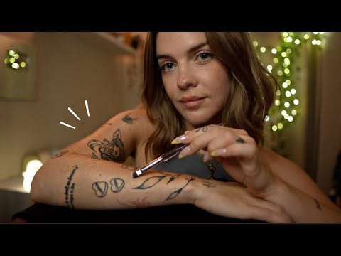 ASMR | tracing sur mes tatouages ✨100% détente et chuchotements 