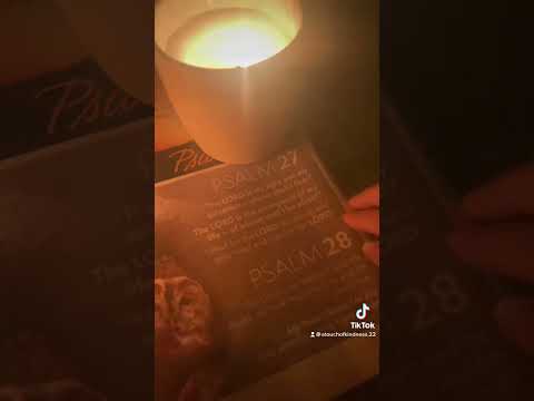 Psalm 27&28 Relaxing Bible Reading ASMR