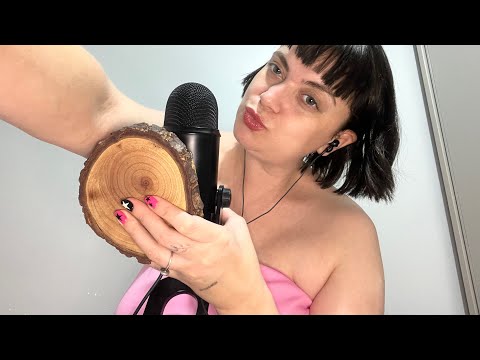 ASMR tapping | sons de madeira 🪵
