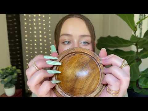 *one minute asmr* natural vs long nails tapping (2)