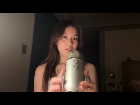 ASMR testing my blue yeti | ear to ear trigger assortment, brushing, whispering 🎙️ 