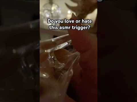 Glass slipper on camera ASMR