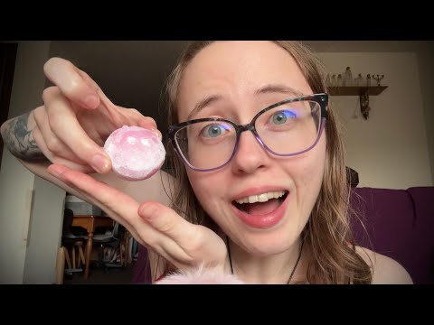 Vegan Strawberry Mochi Ice Cream Mukbang ASMR