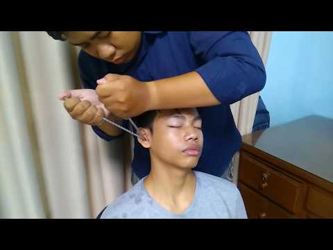 Relaxing Head Massage with Stick and Mixed Tools - ASMR Intense