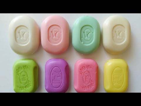 Dry Soap carving ASMR\ relaxing sounds\ No talking. Satisfying ASMR video\ Cutting soap