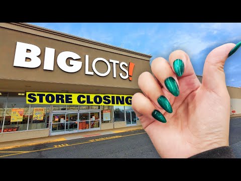 Public ASMR✋BIG LOTS STORE CLOSING! (Fast Aggressive)