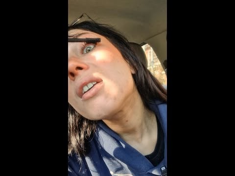 maquillandome en el auto (lo fi asmr en español)