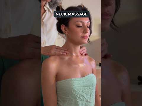 CALMING MASSAGE Real Person ASMR Neck and shoulders relief #relax #sleep #massage