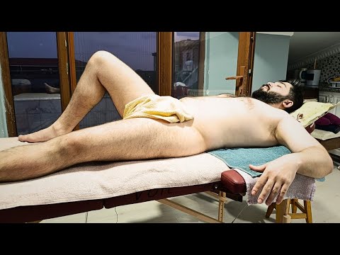 ASMR PARTICIPATE IN THE RELAXATION OF YOUR WHOLE BODY WITH RELAXING TECHNIQUES - CHEST,LEG,BACK,FOOT