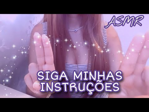 ASMR - Siga minhas instruções rápido (hand movements)