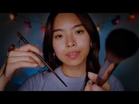 ASMR Sleepy Face Tracing 💫