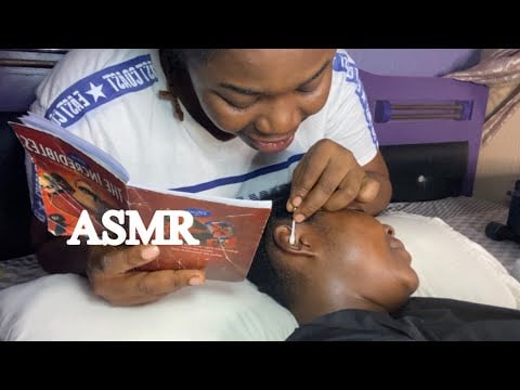 ASMR✨SATISFYING DENTAL FLOSSING YOUR DIRTY EARS WHILE I WHISPER YOU TO BED📕